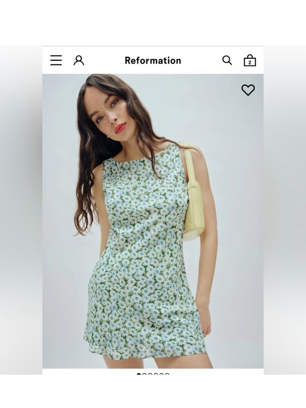 Reformation Dale Mini Dress